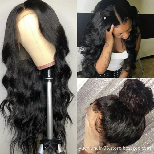150% 180% Swiss 13X4 13X6 360 Lace Wig For Black Women 100% Brazilian Virgin Cuticle Aligned Lace Front Human Hair Wig